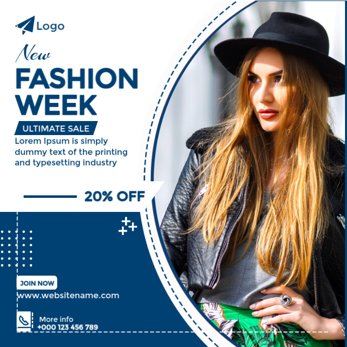 Copy of Fashion sales ad template | PosterMyWall