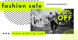 fashion sales advertisement facebook ad Facebook-annonce template
