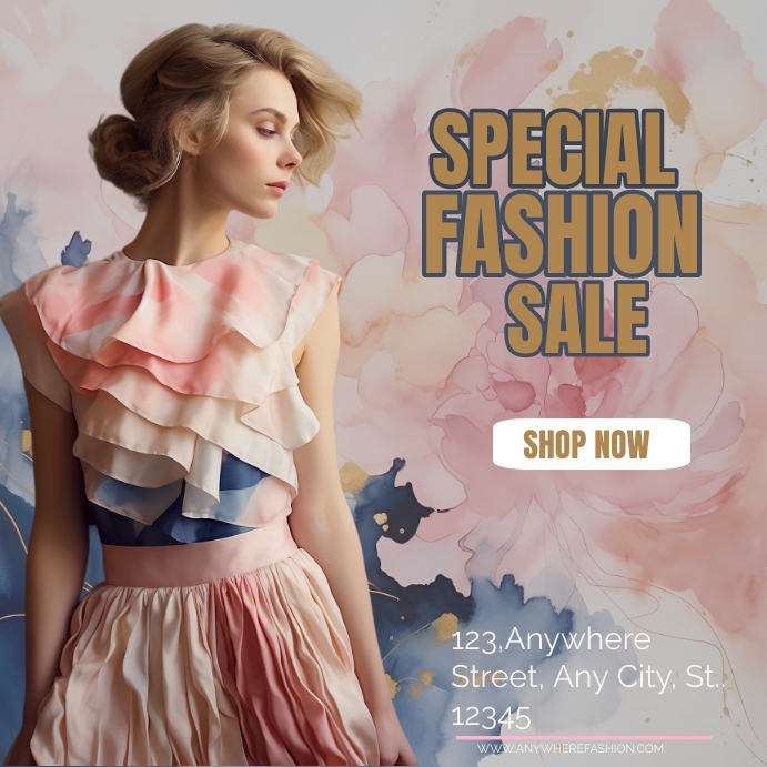 Fashion Sales Template | PosterMyWall