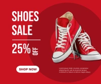 Fashion Shoes Brand Large Rectangle template