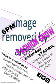 fashion show flyer