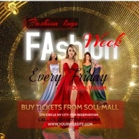 Fashion Show Flyer Templates Instagram Post