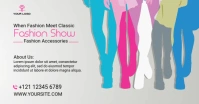 fashion Show Imagen Compartida en Facebook template