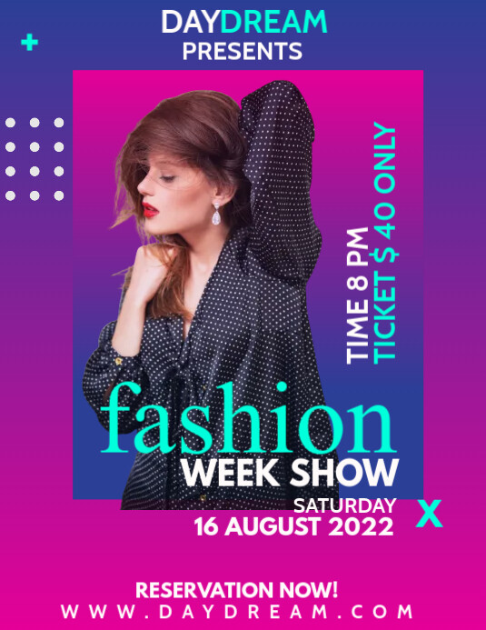 fashion show flyer template | PosterMyWall