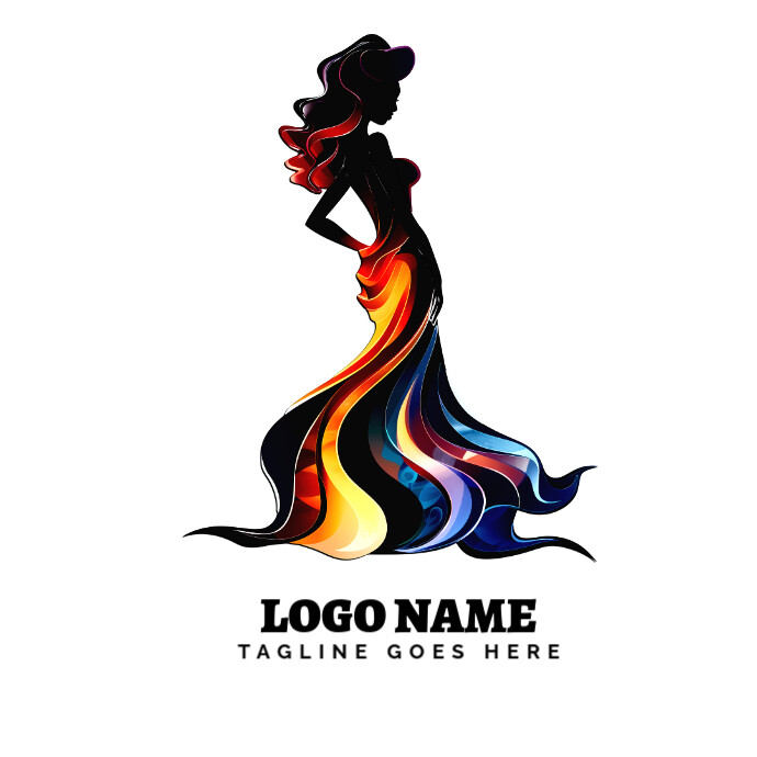 Fashion Show  Logo Logótipo template
