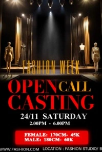 Fashion Show Poster Templates