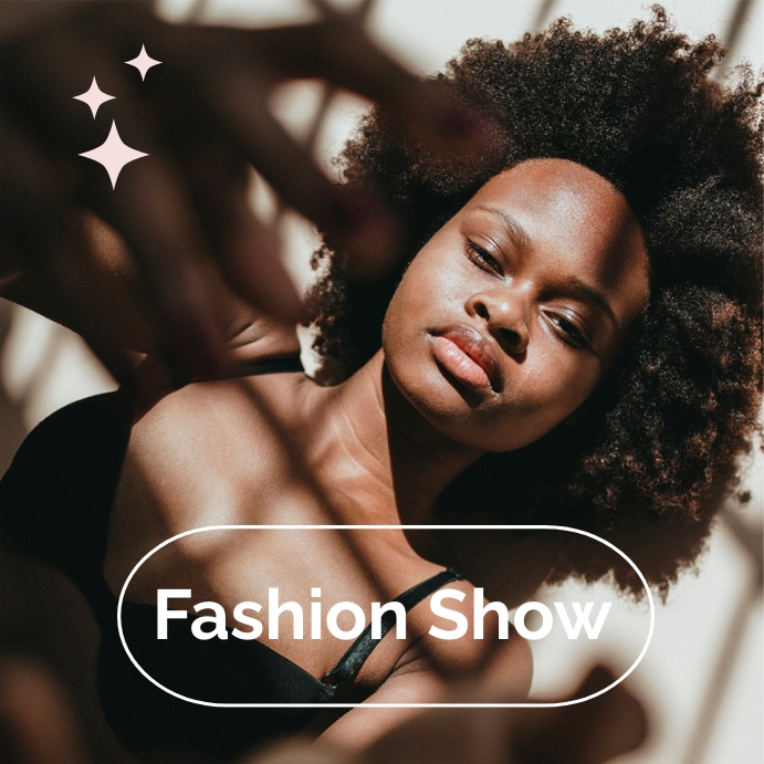 Fashion show summer collection Instagram Post template