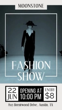 Fashion Show Tiktok Video Affichage numérique (9:16) template