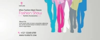 fashion Show Twitch Banner template