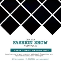 Fashion Show Video Advertising Template for Instagram Cuadrado (1:1)