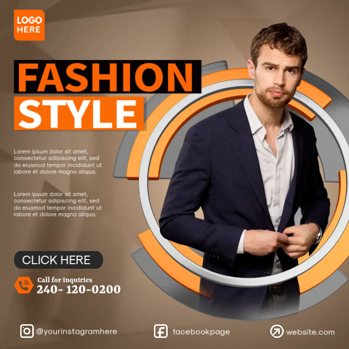 Copy of Fashion Style Ads | PosterMyWall