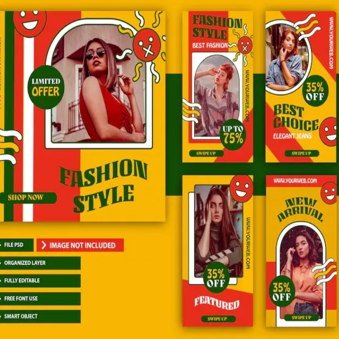 Fashion Style Publicação no Instagram template