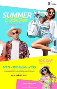 Fashion Tabloid Template แทบลอยด์