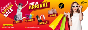 Rød Summer Fashion Sale Tumblr Bannier Template