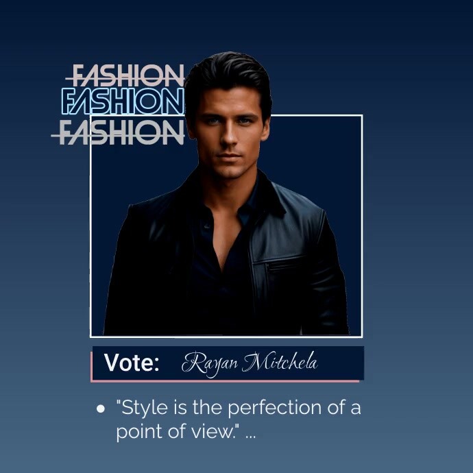 fashion vote Сообщение Instagram template