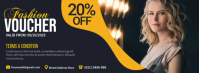 Fashion Voucher Template Facebook Cover Photo