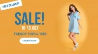 Fashion web banner Presentation (16:9) template