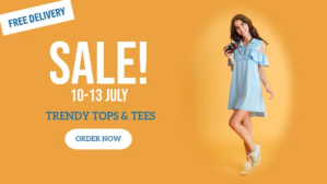 Fashion web banner Presentation (16:9) template