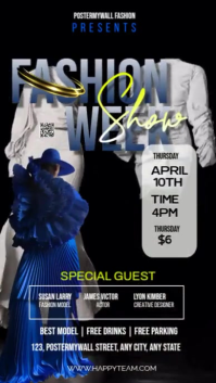 Fashion Week Rolka Instagram template