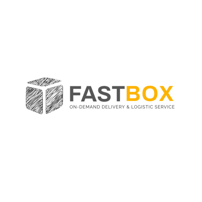fast box logistics logo template | PosterMyWall