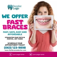 Fast Braces Message Instagram template
