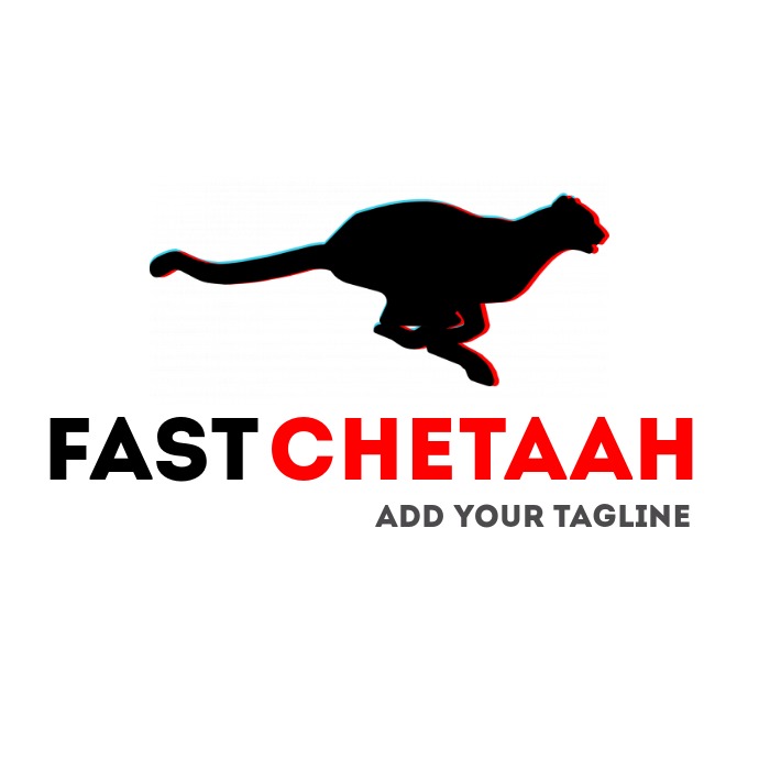 fast chetaah logo icon Логотип template