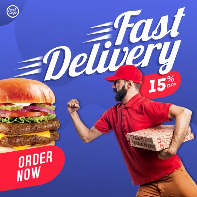 FAST DELIVERY Template | PosterMyWall