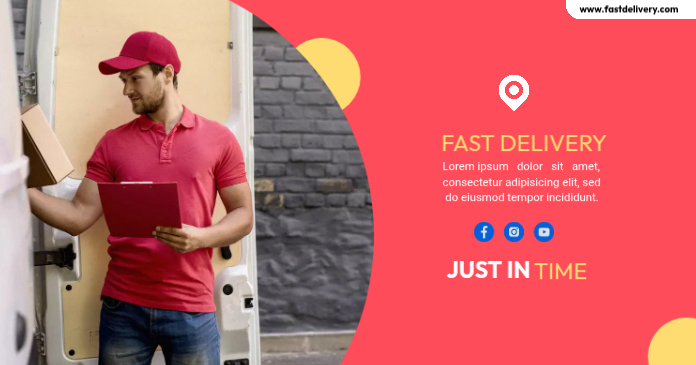 Fast Delivery Service Template | PosterMyWall