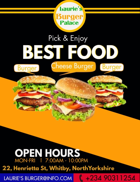 Template Iklan Makanan Cepat Saji | PosterMyWall