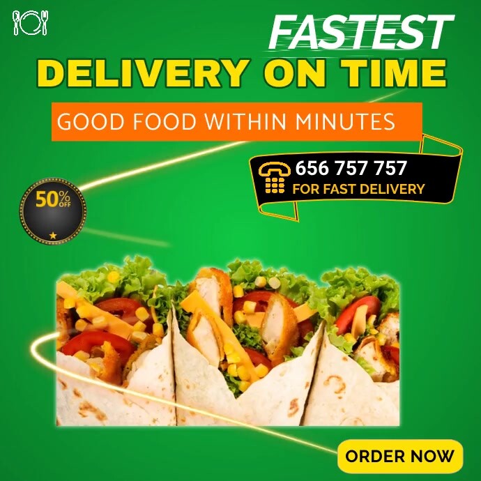 fast food ad video Template | PosterMyWall