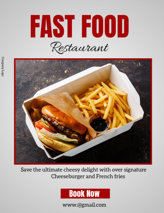 Fast food Template | PosterMyWall