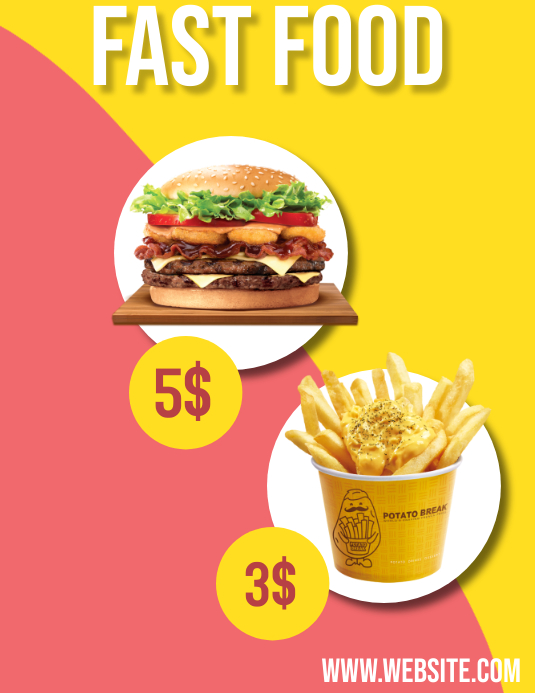 Fast food flyer Template | PosterMyWall