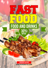 Fast Food Flyer Template | PosterMyWall