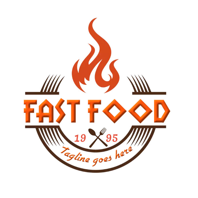 Fast food logo,restaurant logo,Restaurant ico Template | PosterMyWall