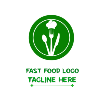 Fast Food Logo Logotyp template