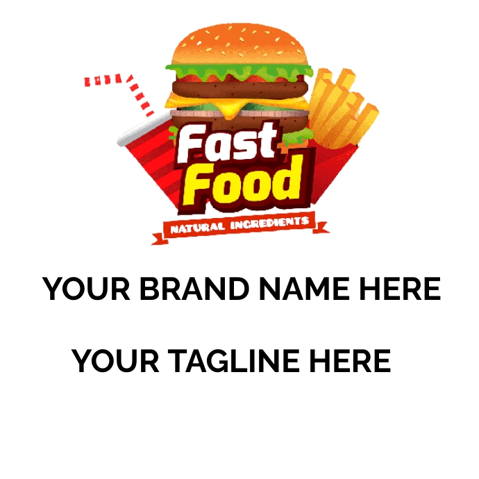 FAST FOOD LOGO Template | PosterMyWall