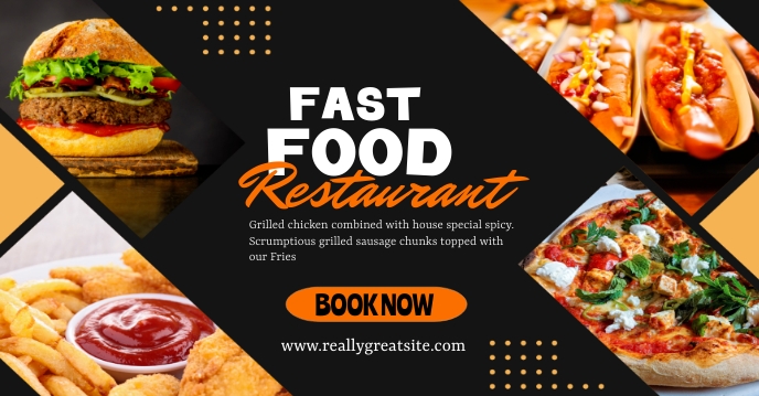 fast food restaurant Template | PosterMyWall