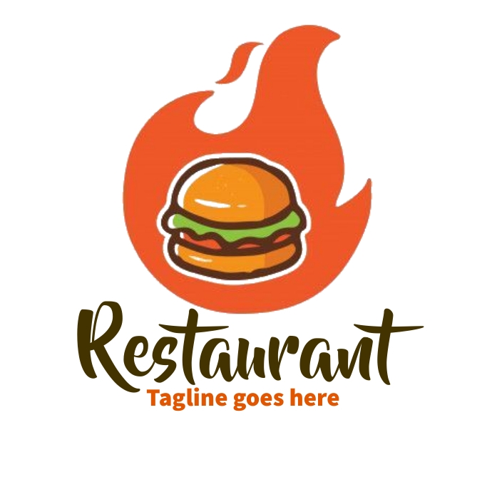 Fast food restaurant logo, Berger logo (3) template
