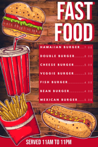 Snack Menu Design Template | PosterMyWall