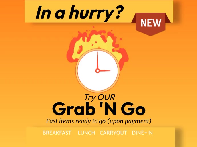 Fast Service Menu Promotin (1) Template PosterMyWall