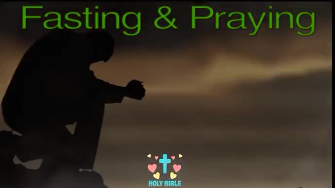 Fasting & Praying Slide Show Digital Display (16:9) template