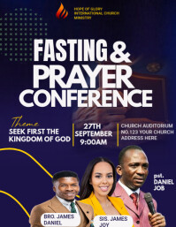 FASTING AND PRAYER Flyer (US Letter) template