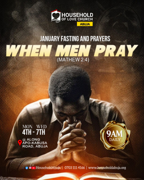 Prayer Event Instagram Portrait Template | PosterMyWall