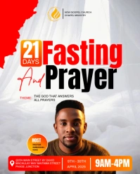 Fasting and prayer Instagram Portrait template