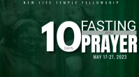 Fasting and Prayer Digital Display (16:9) template