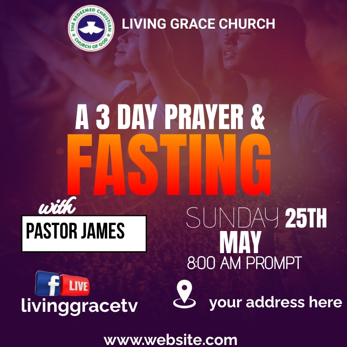 fasting and prayer Template | PosterMyWall