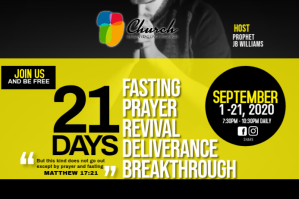 Sort Fasting and prayer flyer Etiket Template