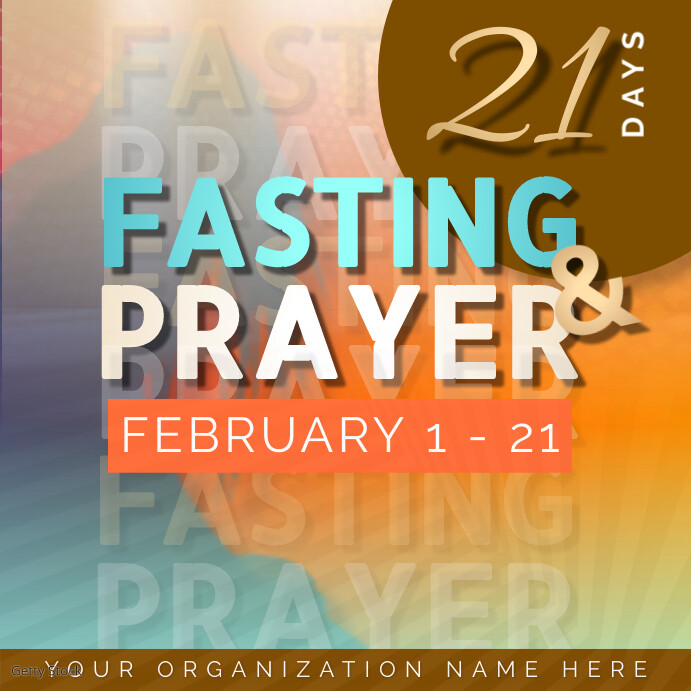Fasting Design Fasting Template | PosterMyWall