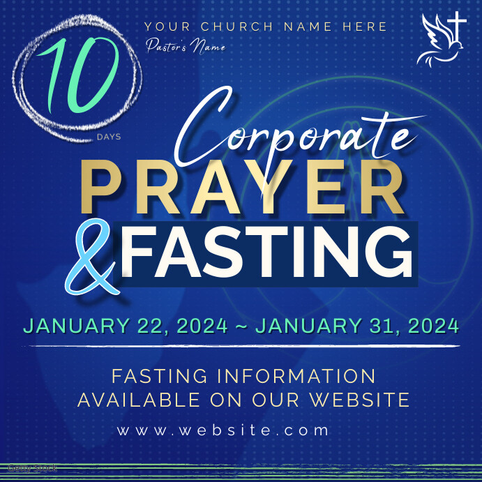 Fasting Design Fasting Template | PosterMyWall