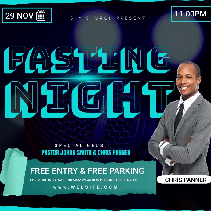 Fasting night Template | PosterMyWall